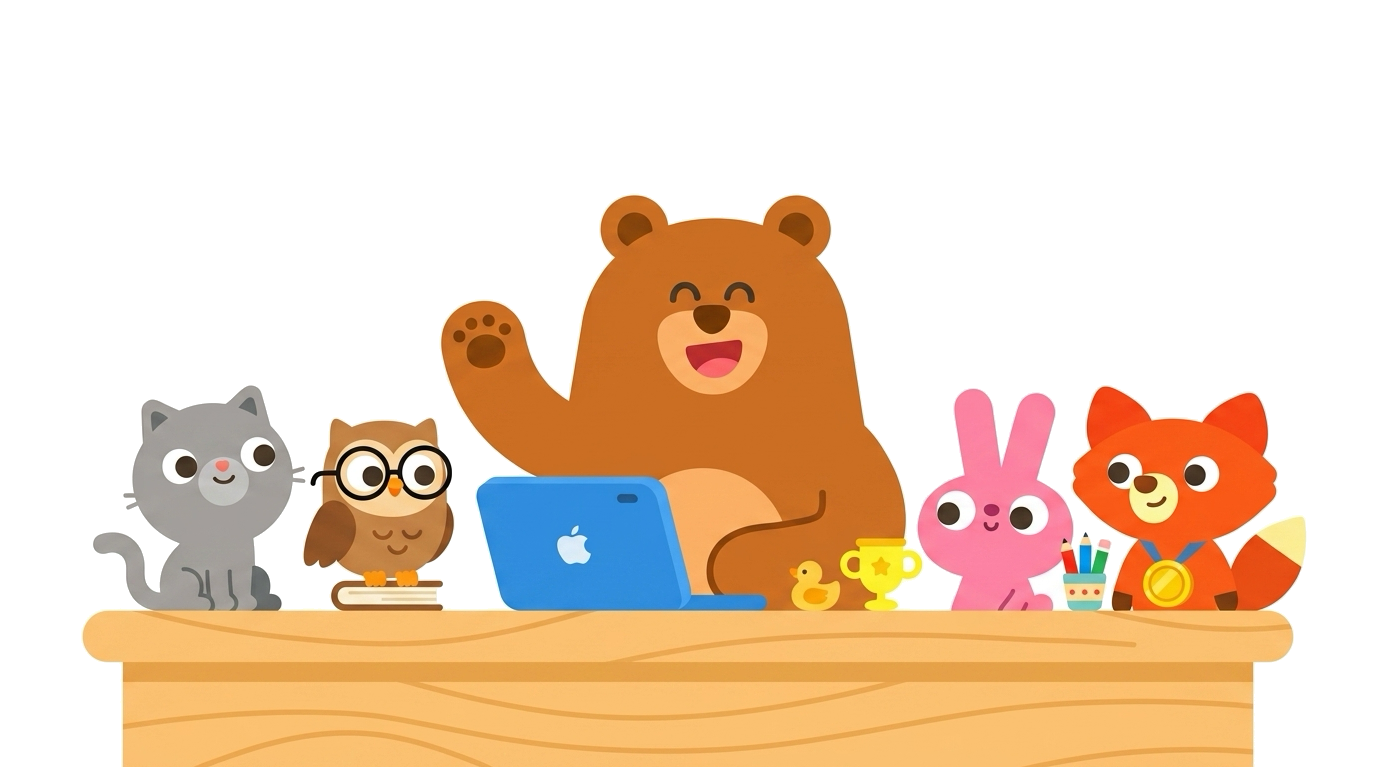 SpineOWL Studio Friends Working at Desk